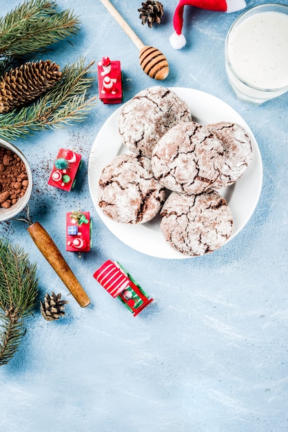 Biscotti al cioccolato di Natale