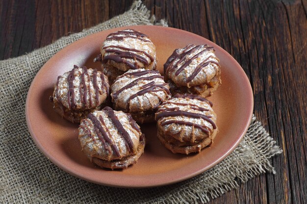 Biscotti al cioccolato e marmellata