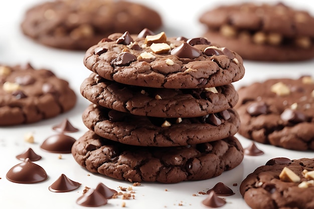 biscotti al cioccolato prodotti da forno biologici fatti in casa