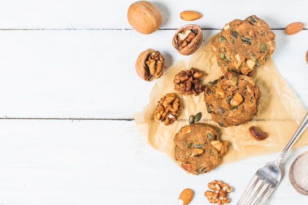 Biscotti alimenti di pasticceria sfondi