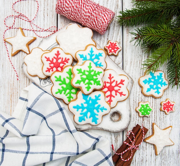 Biscotti allo zenzero e miele di Natale