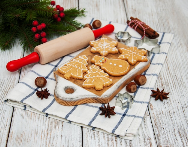 Biscotti allo zenzero e miele di Natale