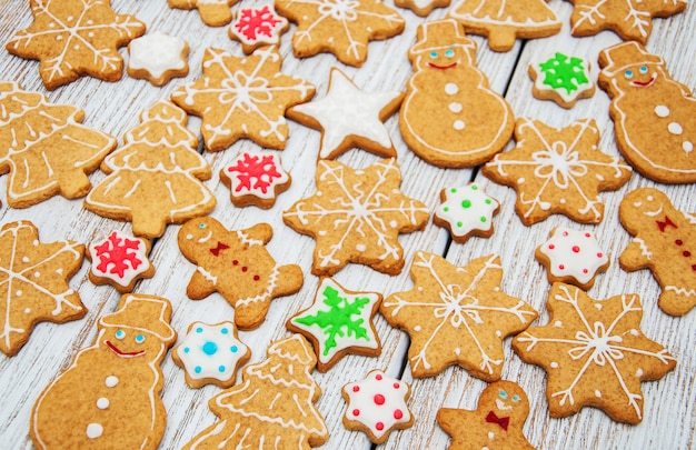 Biscotti allo zenzero e miele di Natale