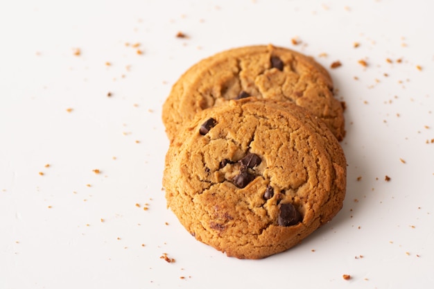 Biscotti Biscotti con gocce di cioccolato sparati