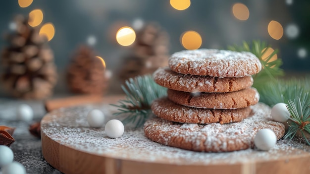 Biscotti caldi fatti in casa con zucca sopra