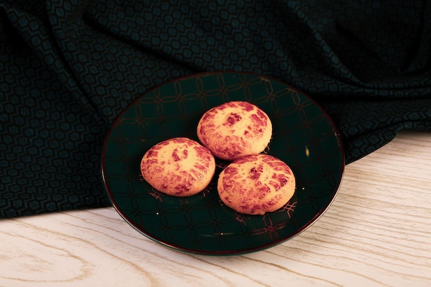 biscotti con gocce di cioccolato fondente