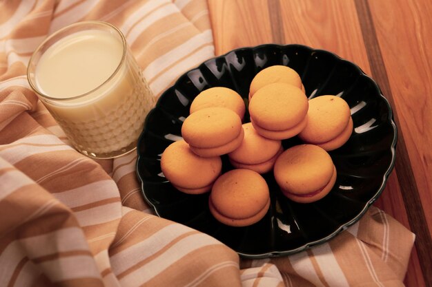 biscotti con gocce di cioccolato fondente