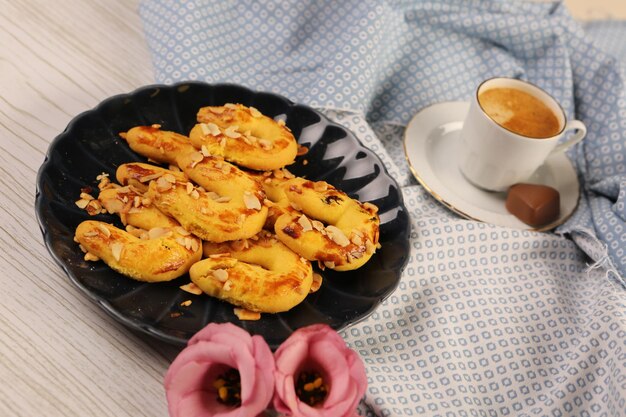 biscotti con gocce di cioccolato fondente