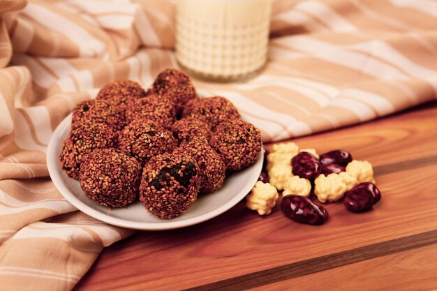 biscotti con gocce di cioccolato fondente