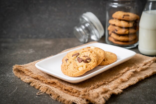 biscotti con gocce di cioccolato