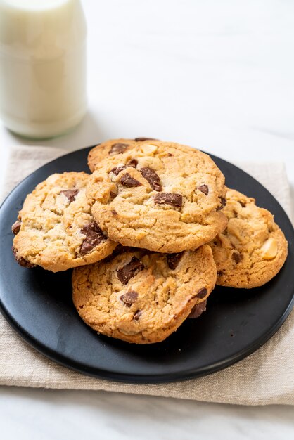 biscotti con gocce di cioccolato