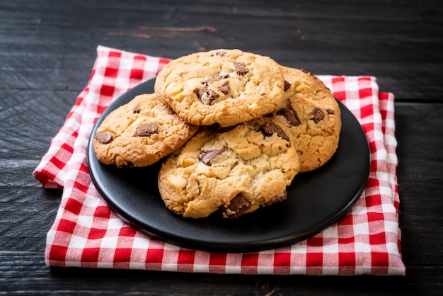 biscotti con gocce di cioccolato