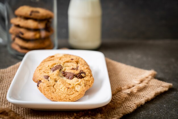 biscotti con gocce di cioccolato