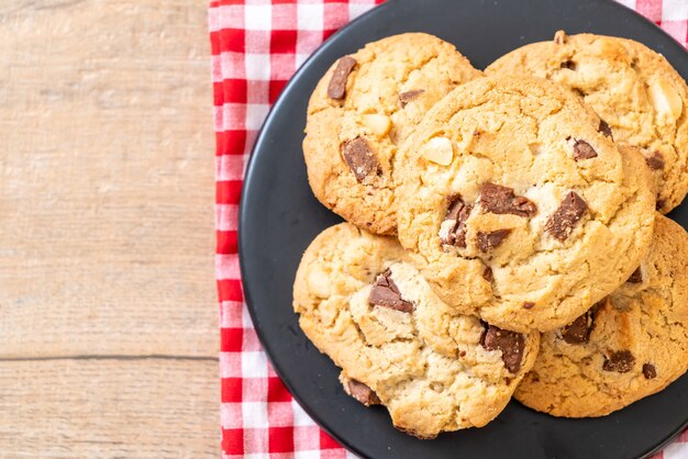 biscotti con gocce di cioccolato