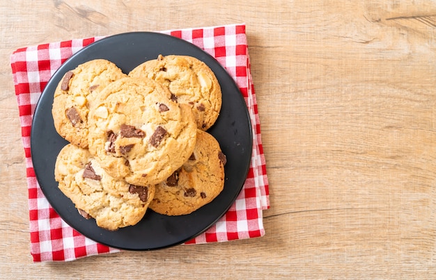 biscotti con gocce di cioccolato