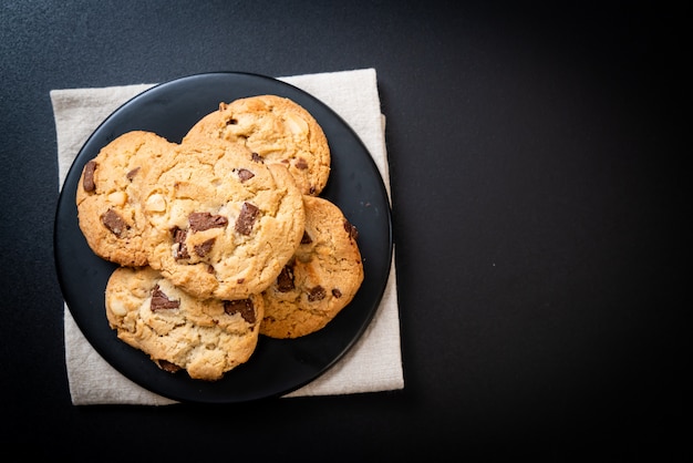 biscotti con gocce di cioccolato