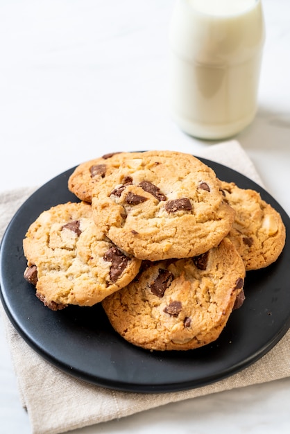 biscotti con gocce di cioccolato