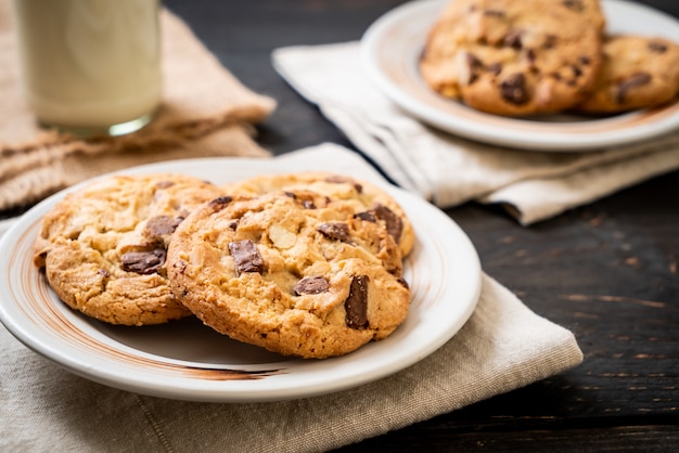 biscotti con gocce di cioccolato