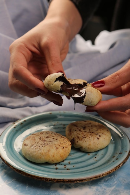 biscotti con gocce di cioccolato