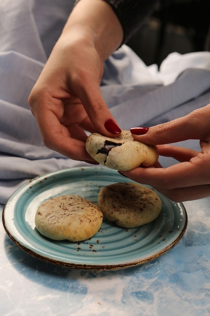 biscotti con gocce di cioccolato