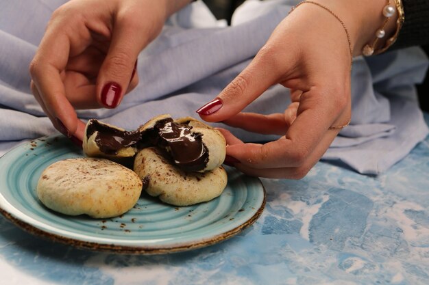 biscotti con gocce di cioccolato