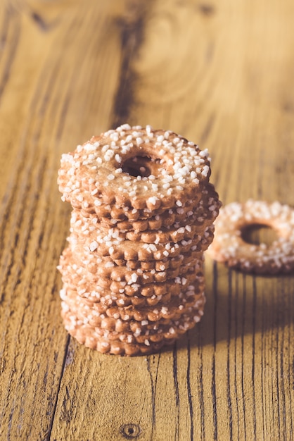 Biscotti con granelli di cocco