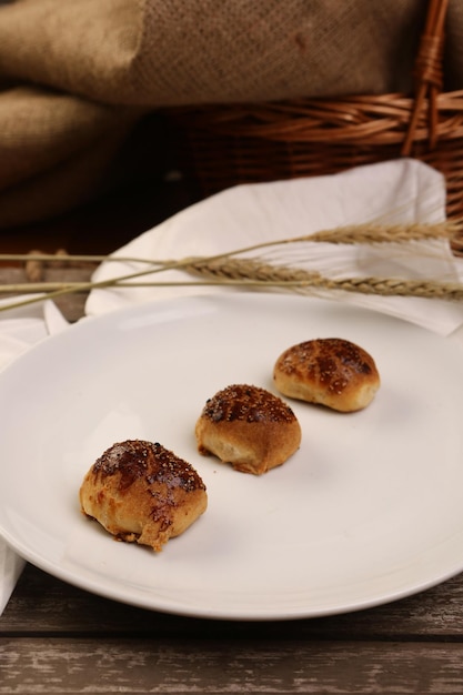 biscotti con scaglie di cioccolato fondente