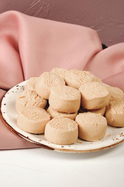 biscotti con scaglie di cioccolato fondente