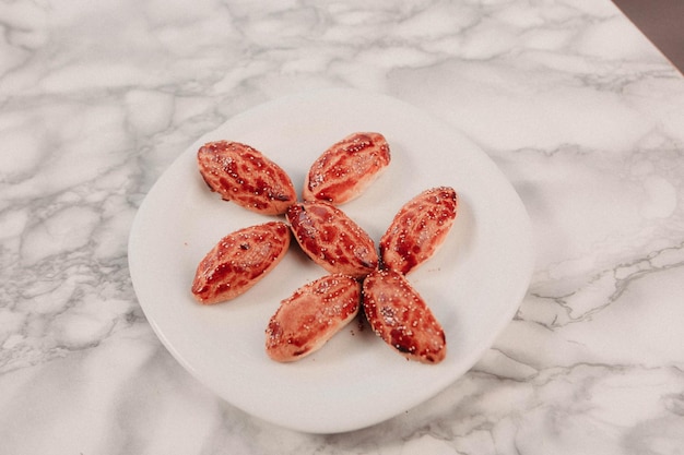 biscotti con scaglie di cioccolato fondente