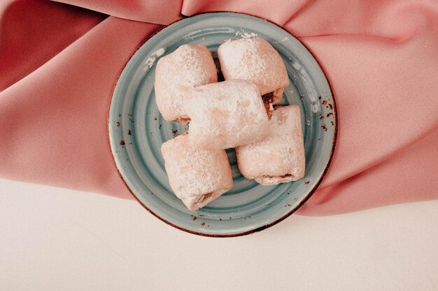 biscotti con scaglie di cioccolato fondente