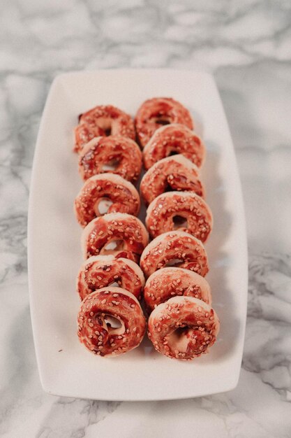 biscotti con scaglie di cioccolato fondente