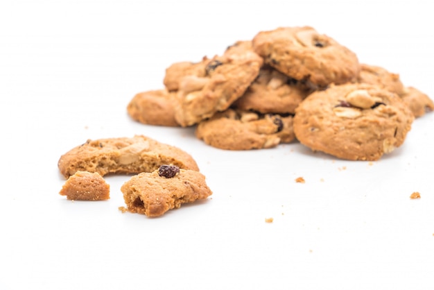 biscotti con uvetta e anacardi tostati