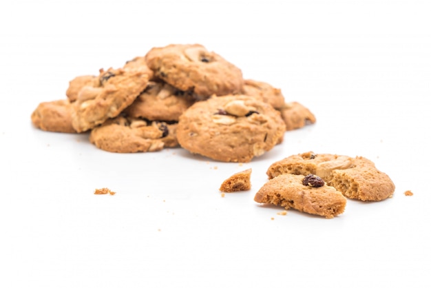 biscotti con uvetta e anacardi tostati