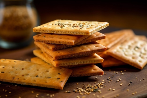 biscotti cracker foto