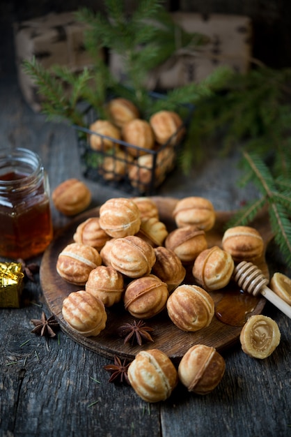 Biscotti da dessert di Natale noci