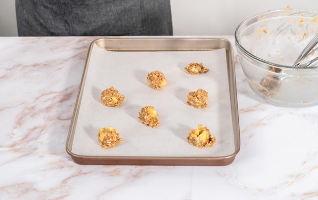 Biscotti di farina d'avena alle mele