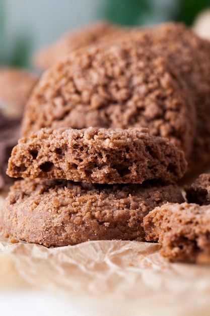 Biscotti di grano tenero al cacao e cioccolato