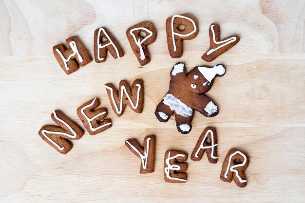 Biscotti di Natale Felice Anno Nuovo