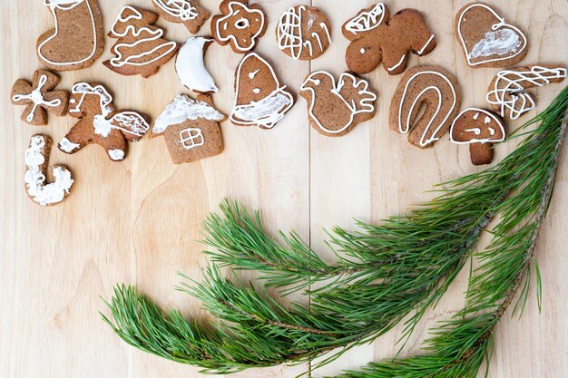 Biscotti di Natale Felice Anno Nuovo