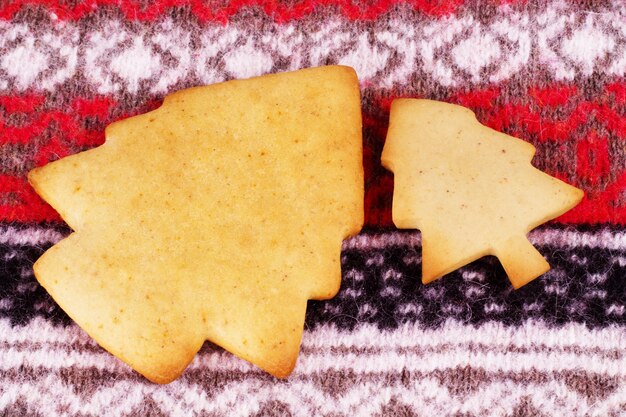 Biscotti di Natale sullo sfondo di Natale