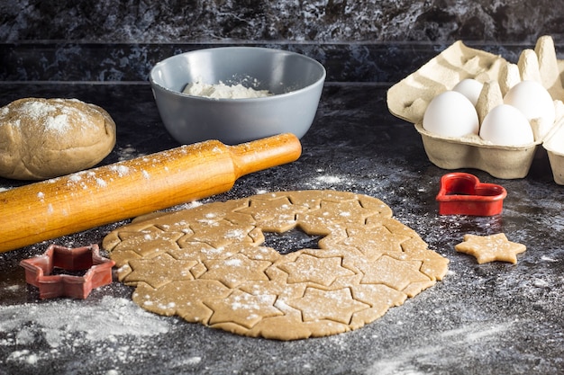 Biscotti di panpepato di Natale.