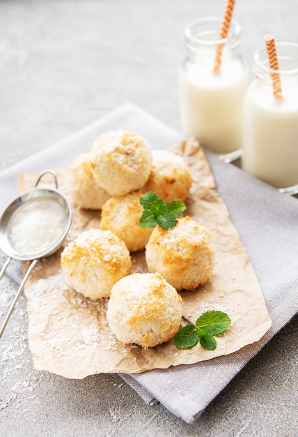 Biscotti dolci di cocco