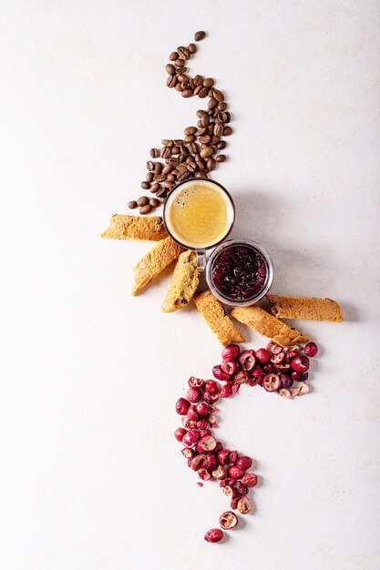 Biscotti e caffè Cantucci