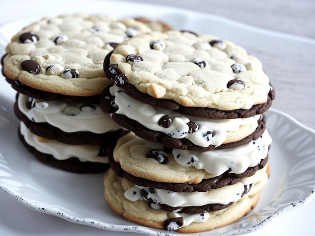 Biscotti e crema AI generativa