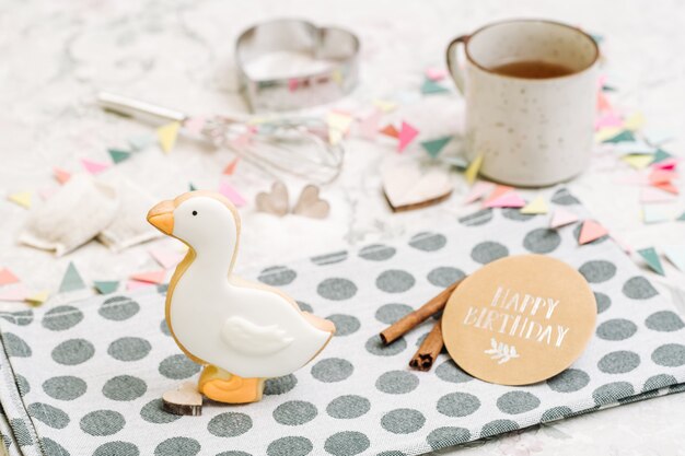 Biscotti fatti a mano svegli a forma di animali