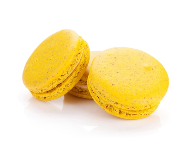 Biscotti macaron gialli