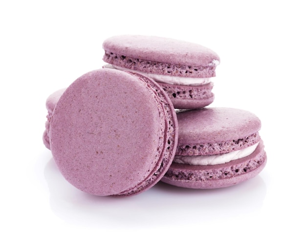 Biscotti macaron viola