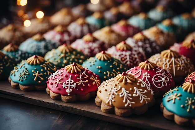 Biscotti natalizi con glassa reale e fiocchi di neve