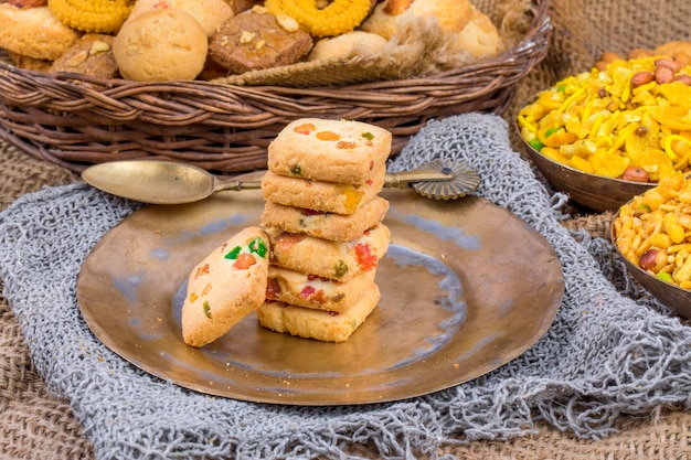 Biscotti o biscotti deliziosi Tutti Frutti