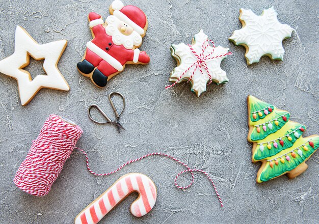 Biscotti pan di zenzero vacanze di Natale